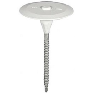DHT S Retaining Disc with screw, White
